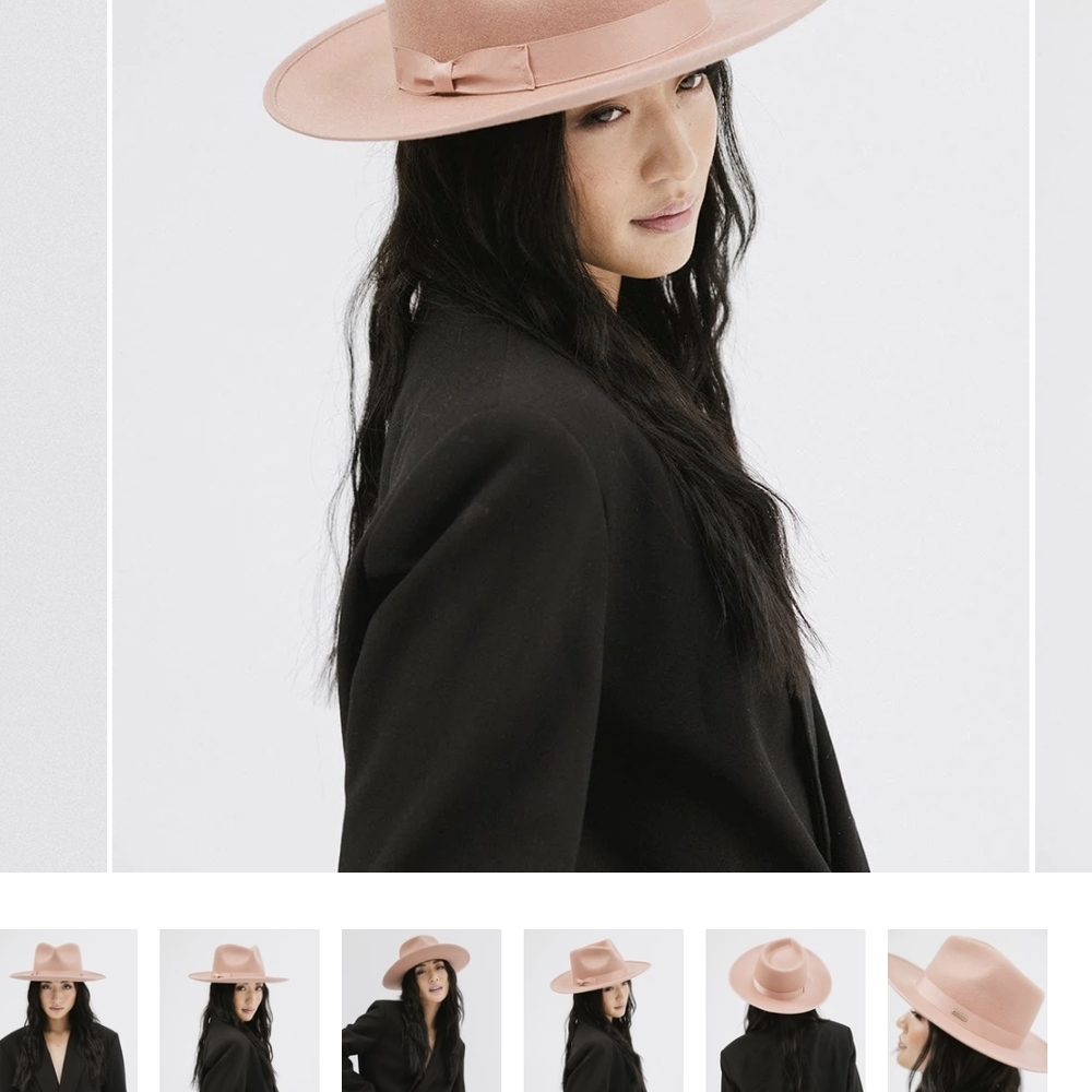Elegant Soft Pink/Mauve Unisex  Hat [MONROE RANCHER] Size 59 M/L.